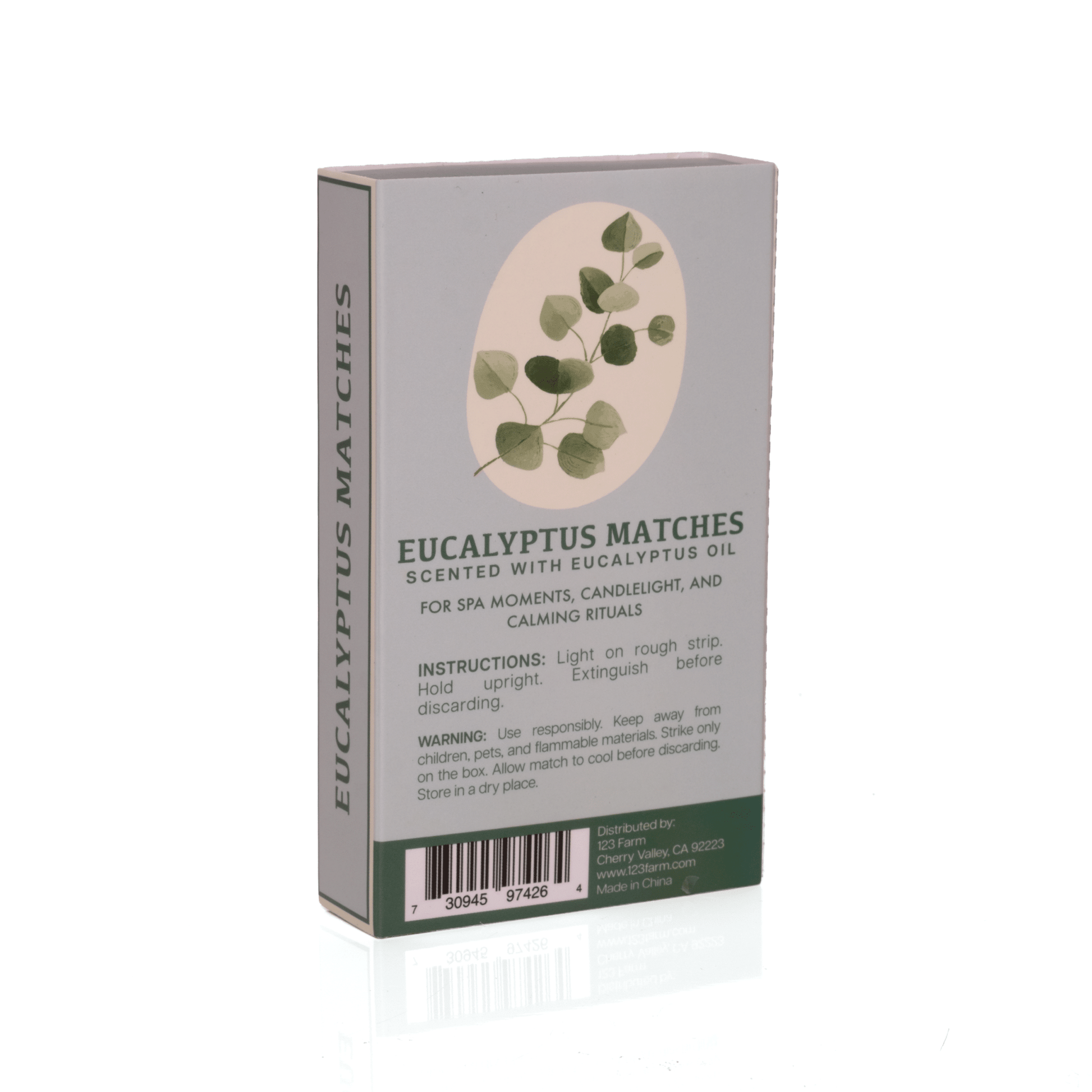 Eucalyptus Scented Matches, Long (3.78") - EPOQUE