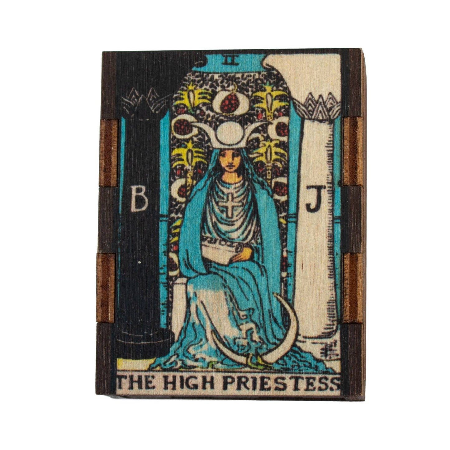 Matches • Tarot High Priestess Wooden Matchbox • Home Decor