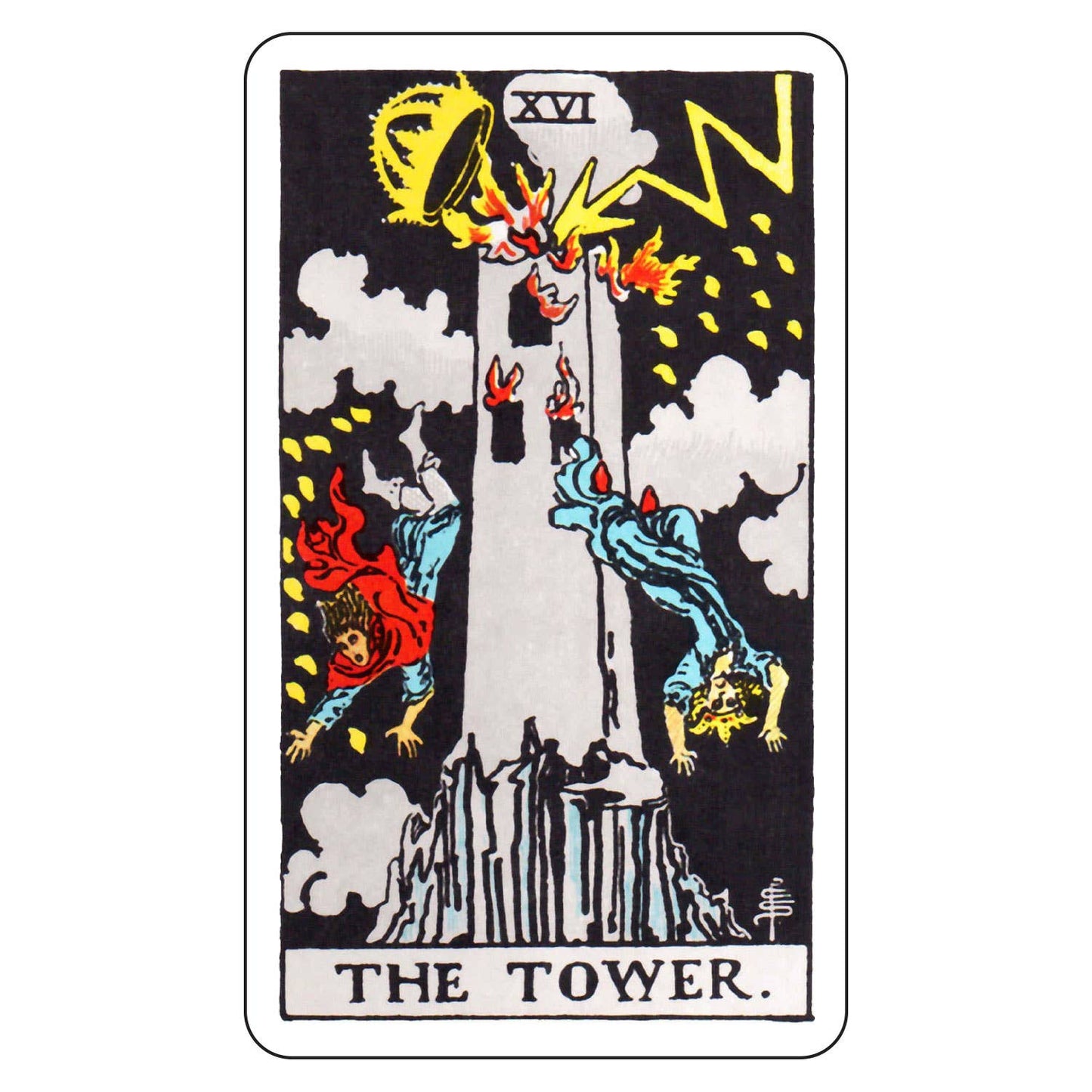 Tarot Sticker - The Tower