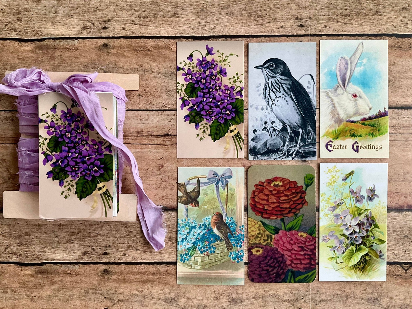 Gift Wrap Set - Lilac Pearl - VIOLETS - EPOQUE