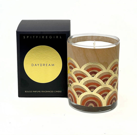 Gold Foil Wood Wrapped Candle Daydream - EPOQUE