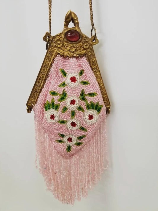 Hand Beaded New Vintage Luxury Crossbody Gallery Purse - EPOQUE