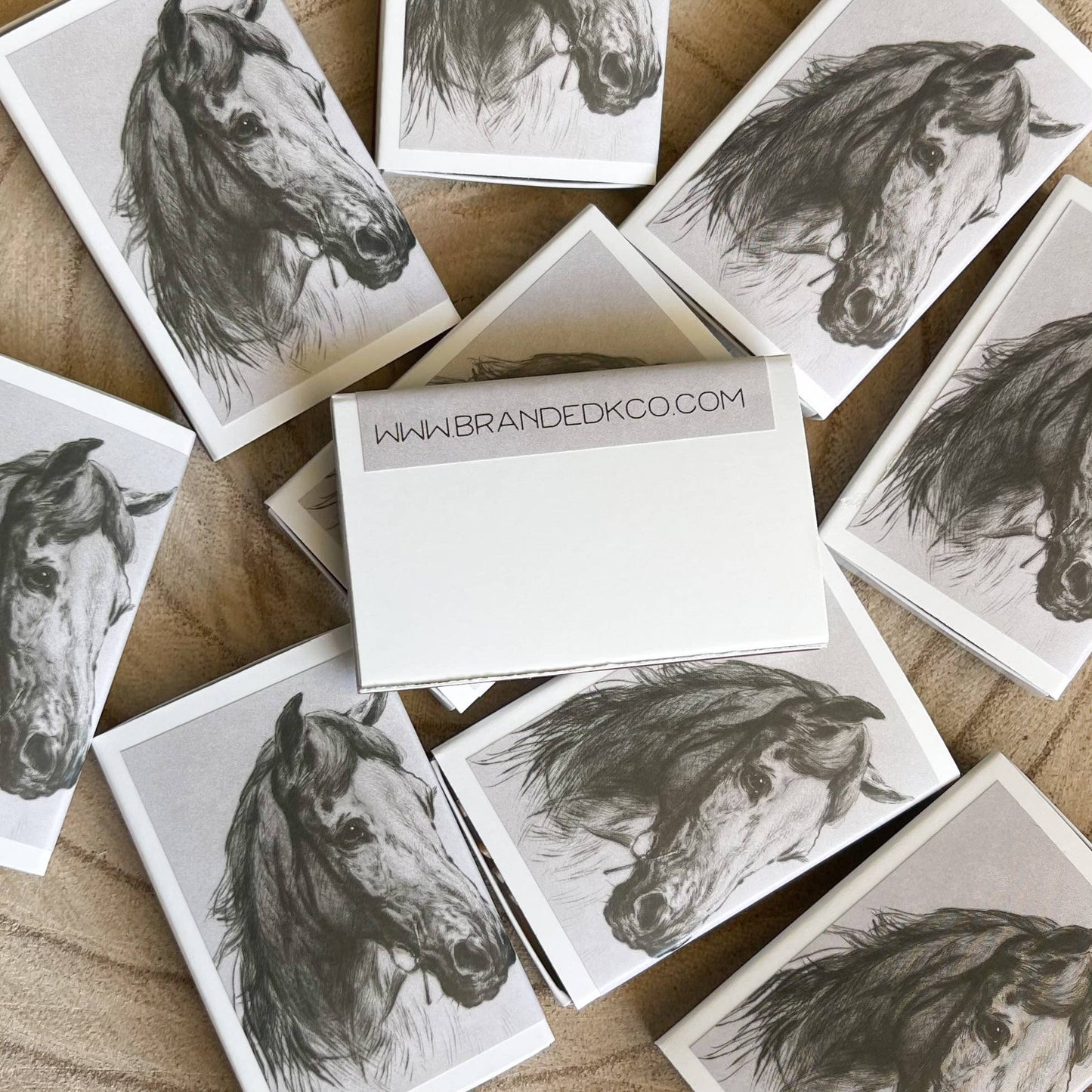 Horse Portrait Match Vintage Landscape set of 1 - EPOQUE