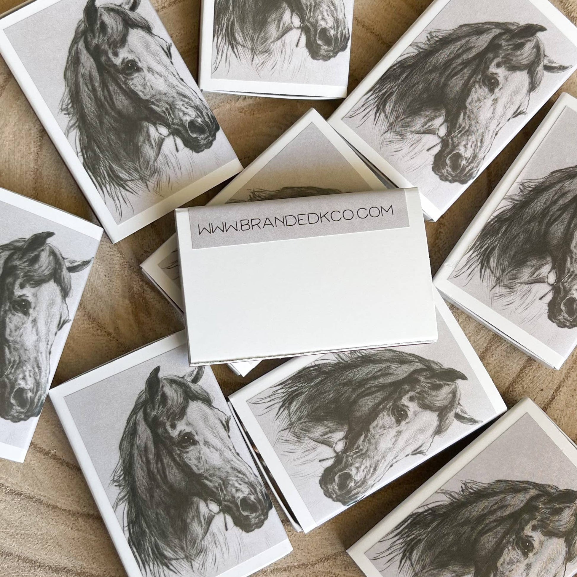 Horse Portrait Match Vintage Landscape set of 1 - EPOQUE
