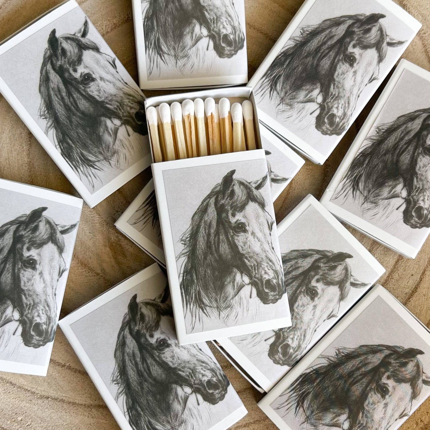 Horse Portrait Match Vintage Landscape set of 1 - EPOQUE