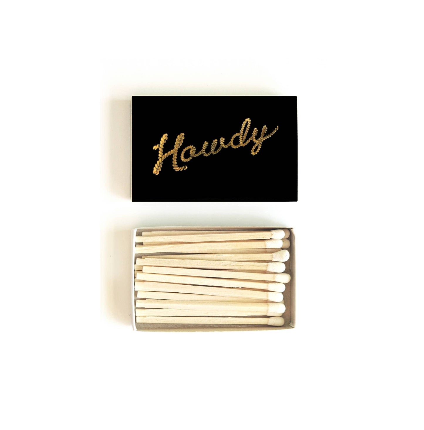 Howdy Matchbox | Western Matches | Cowboy, Cowgirl Gear - EPOQUE