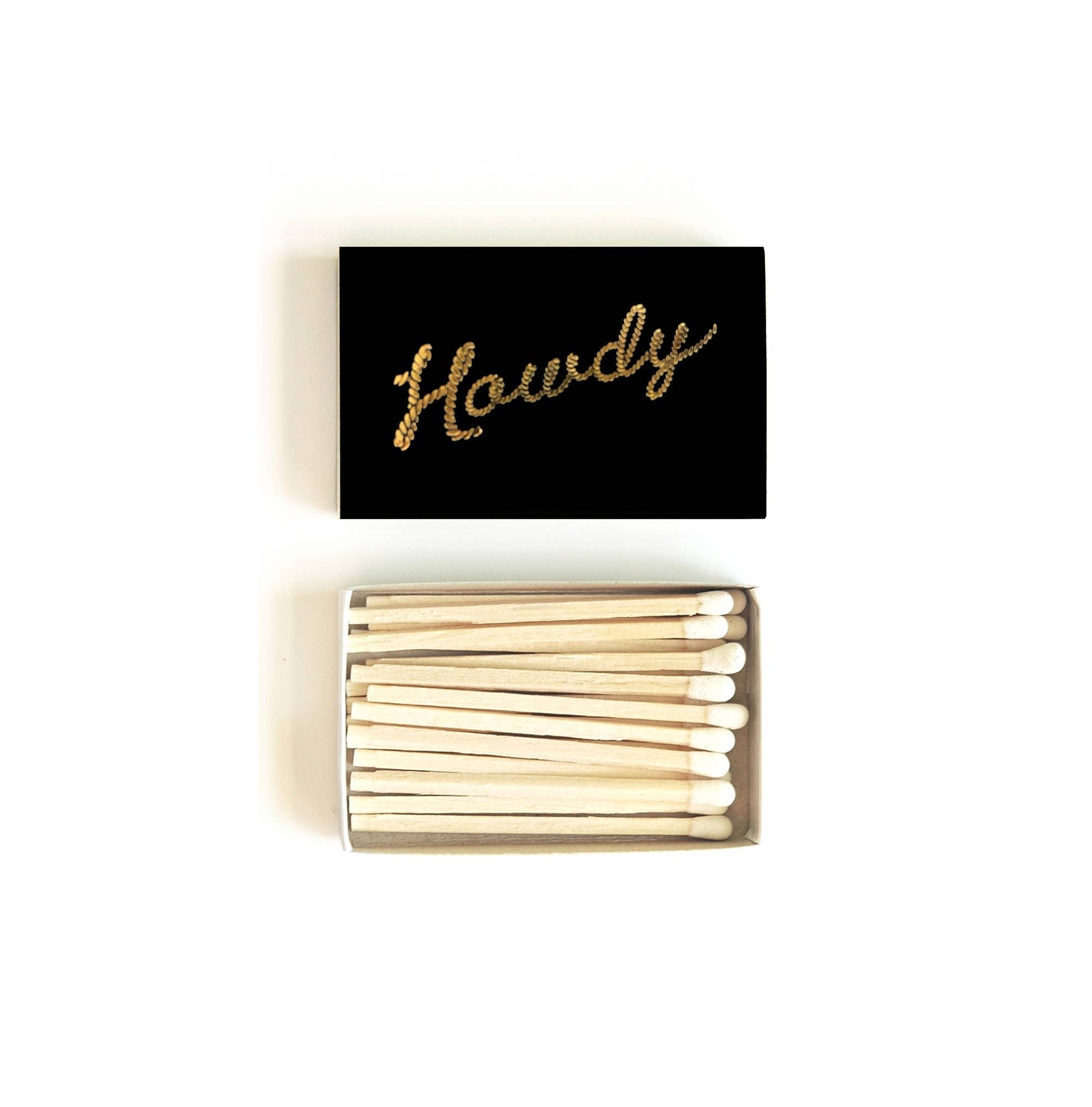 Howdy Matchbox | Western Matches | Cowboy, Cowgirl Gear - EPOQUE