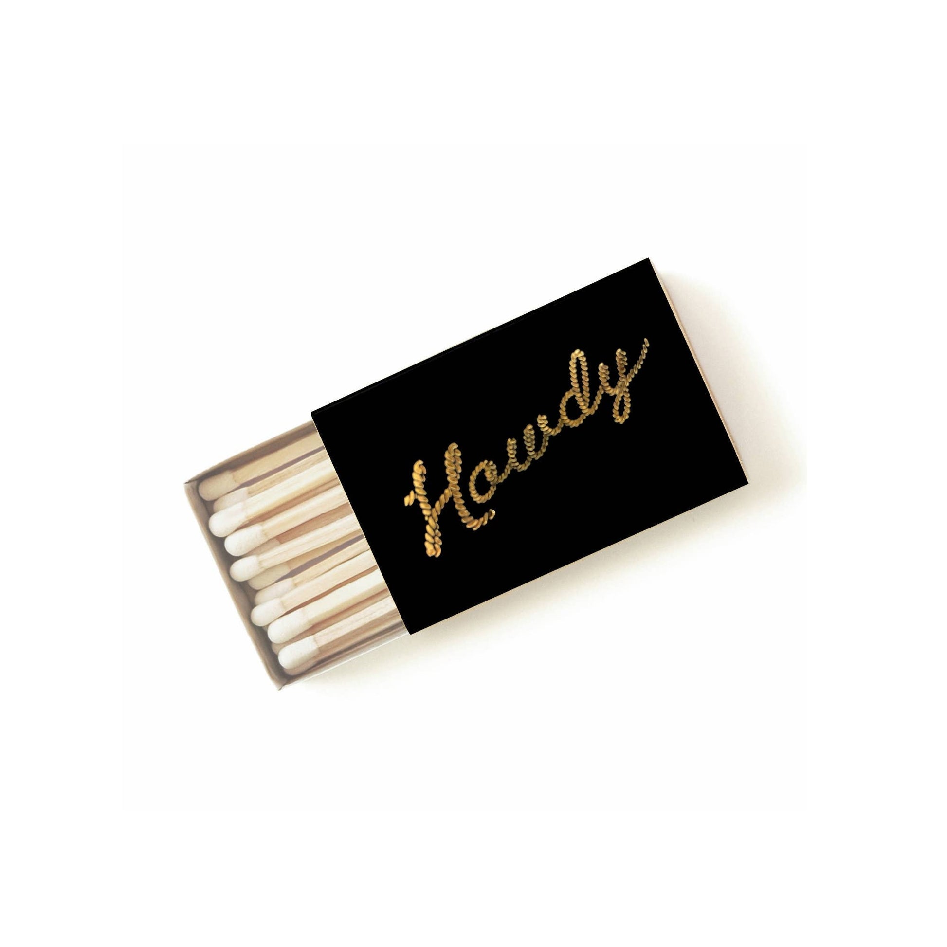 Howdy Matchbox | Western Matches | Cowboy, Cowgirl Gear - EPOQUE