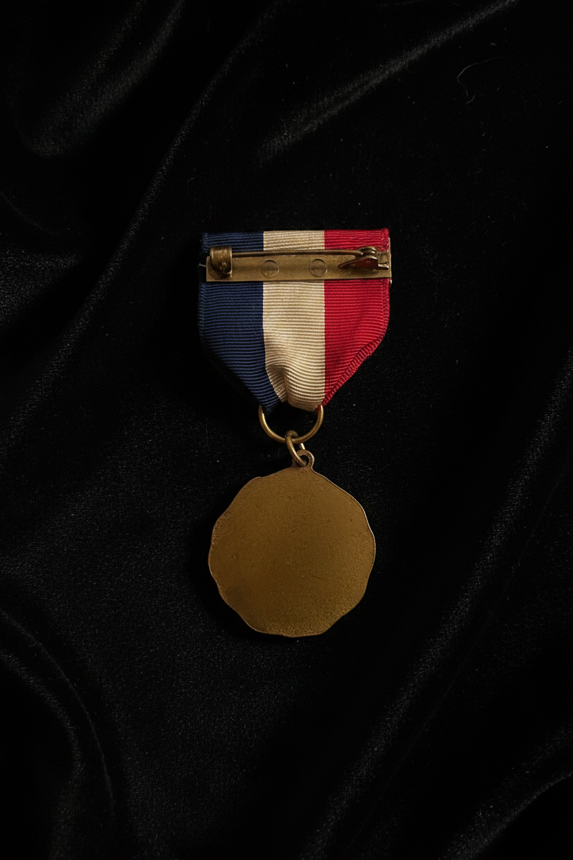 French Ceremonial Bronze Award Pin c.1910–1920