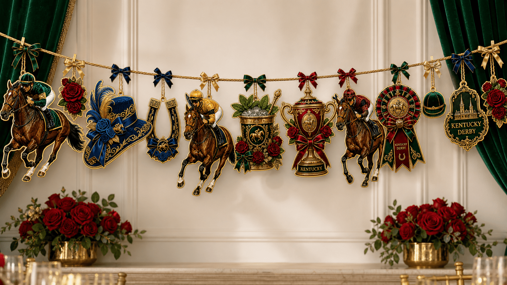 Kentucky Derby Paper 6 ft Banner - Copyrighted - EPOQUE