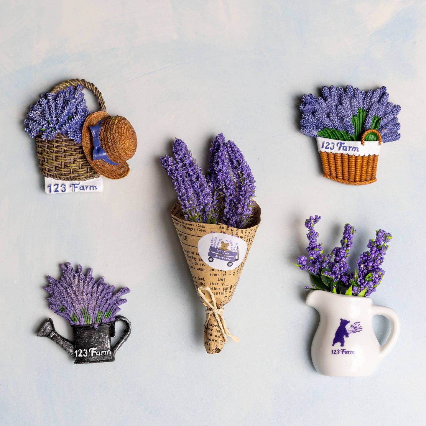 Lavender Bouquet Magnet - 5.5" - EPOQUE