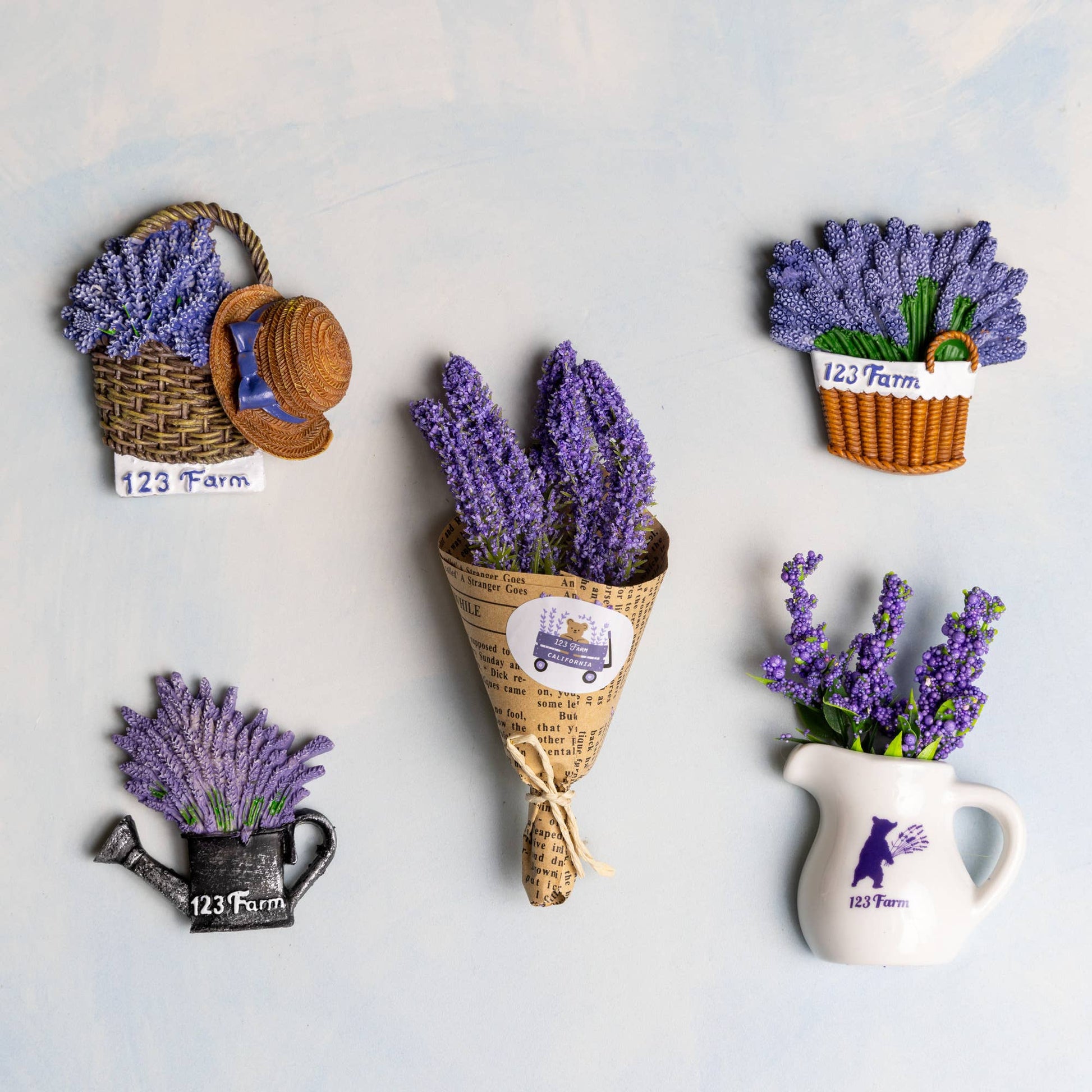 Lavender Bouquet Magnet - 5.5" - EPOQUE