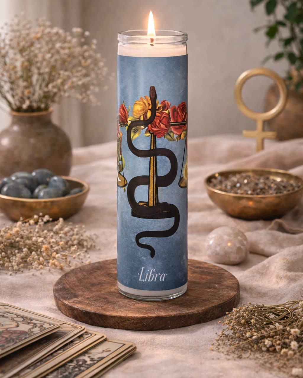 "Libra" Zodiac Soy Ritual Candle - EPOQUE