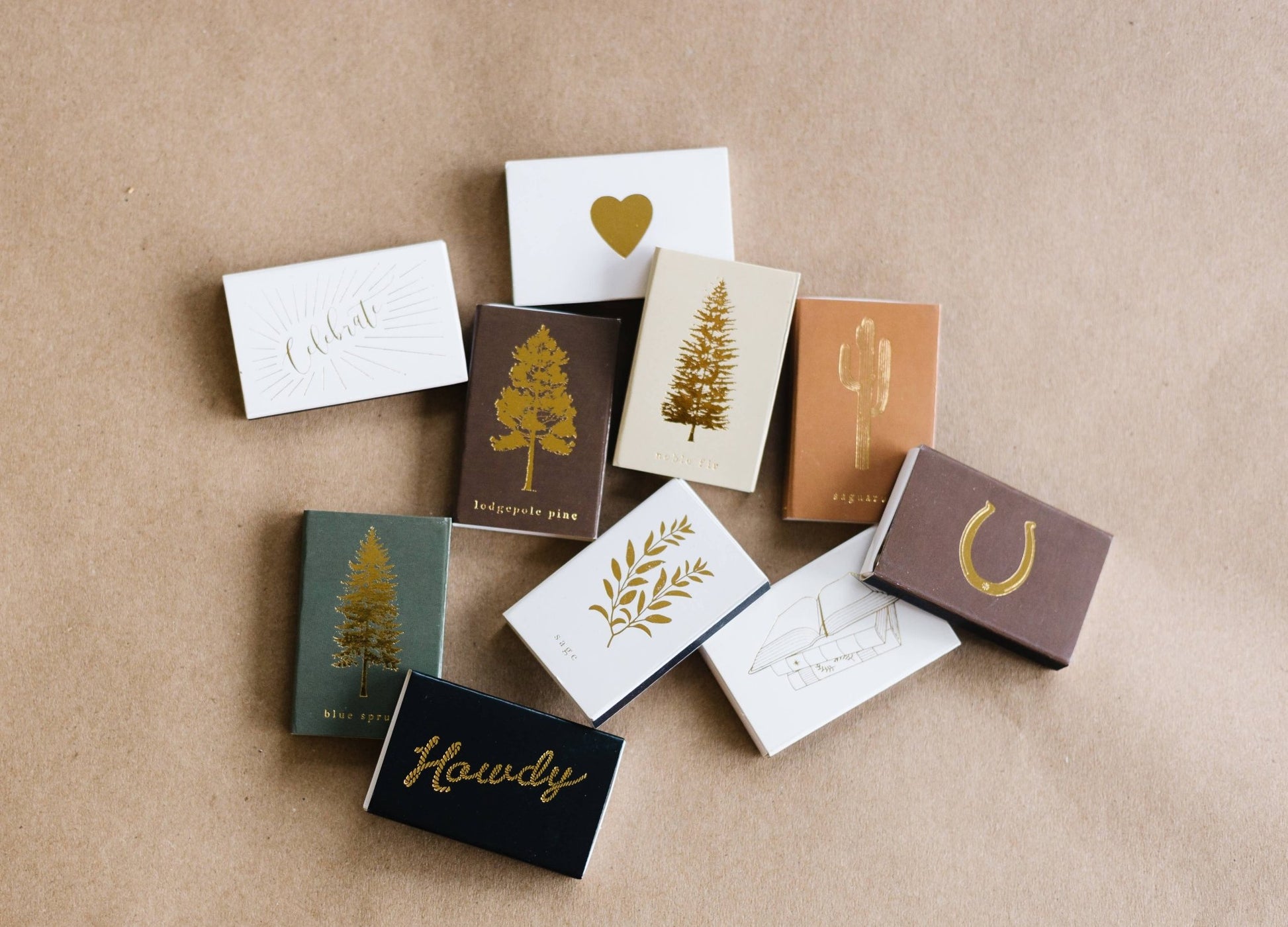 Lodgepole Pine Tree Matchbox | Tall Evergreen Matches - EPOQUE