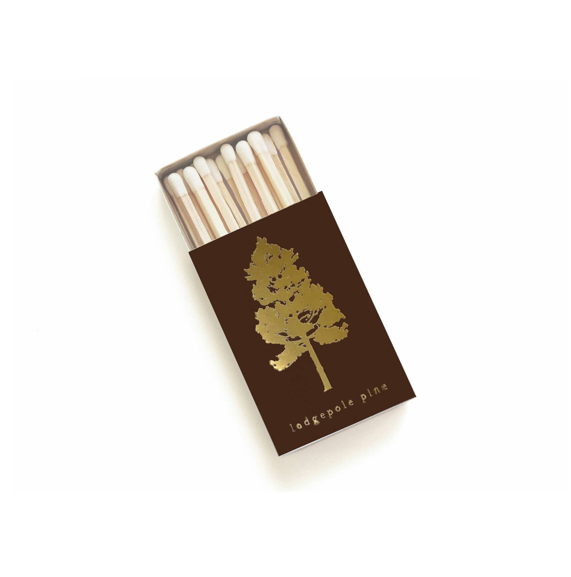 Lodgepole Pine Tree Matchbox | Tall Evergreen Matches - EPOQUE