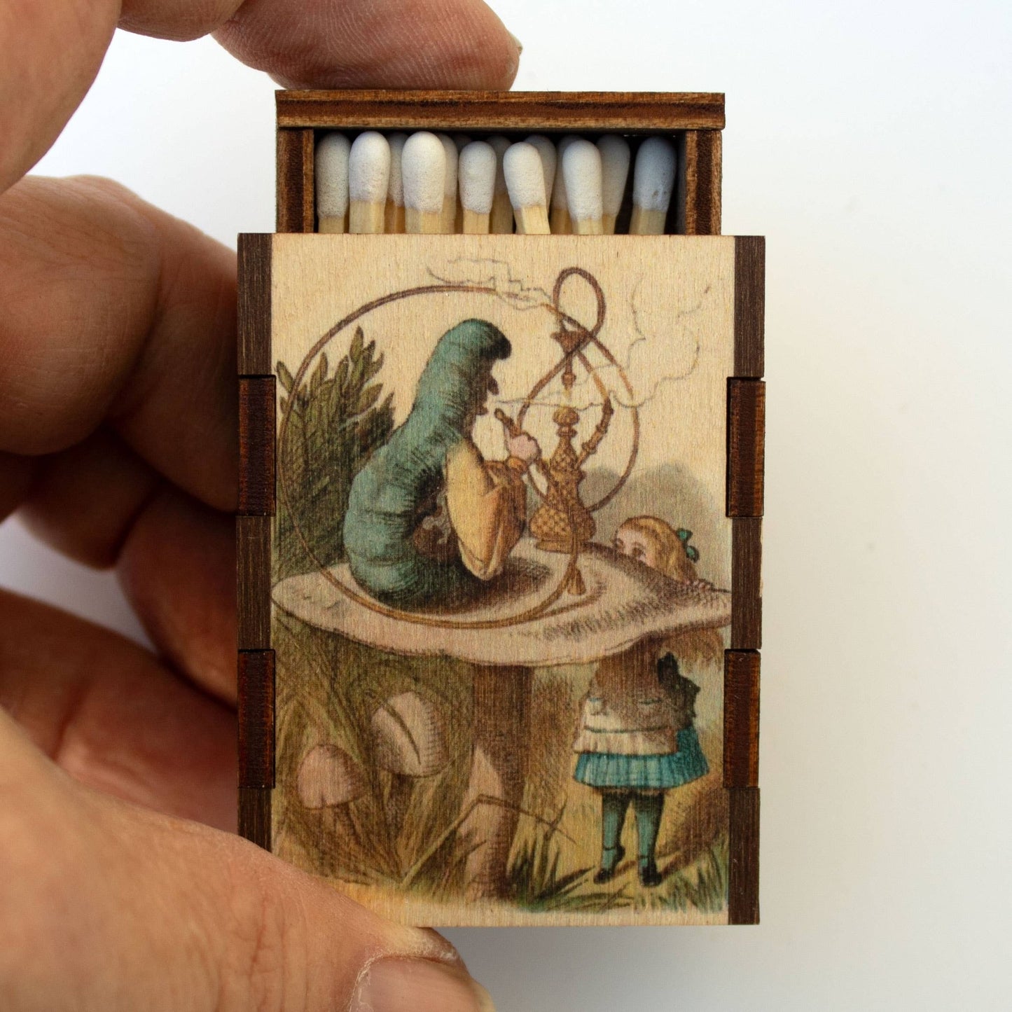 Matches • Alice and the Caterpillar Wooden Matchboxes - EPOQUE