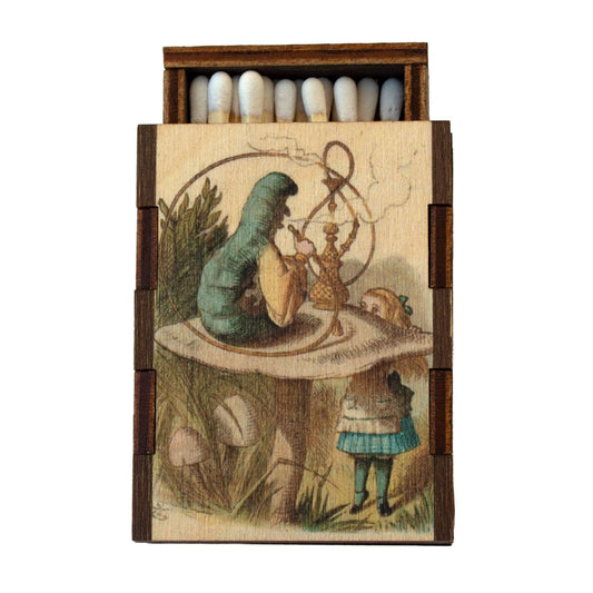 Matches • Alice and the Caterpillar Wooden Matchboxes - EPOQUE