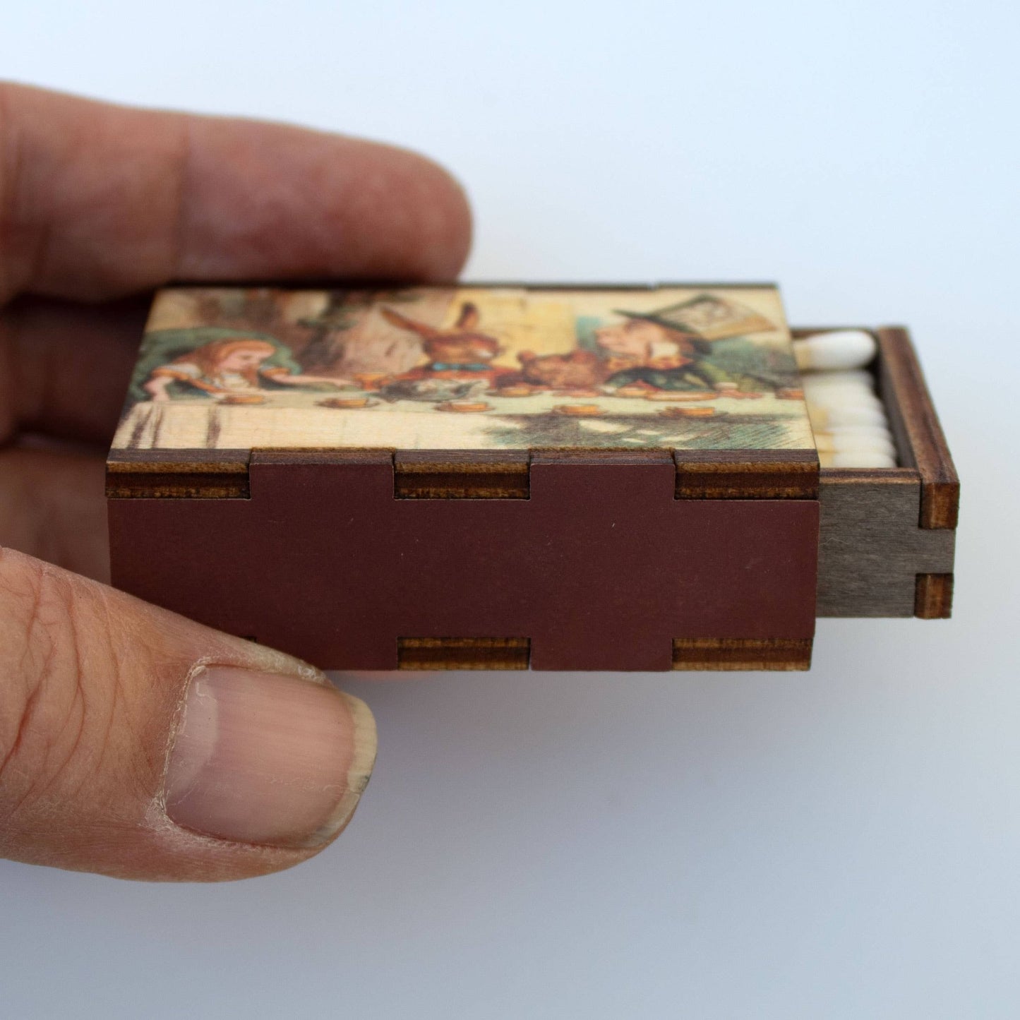 Matches • Alice in Wonderland Tea Party Wooden Matchboxes - EPOQUE