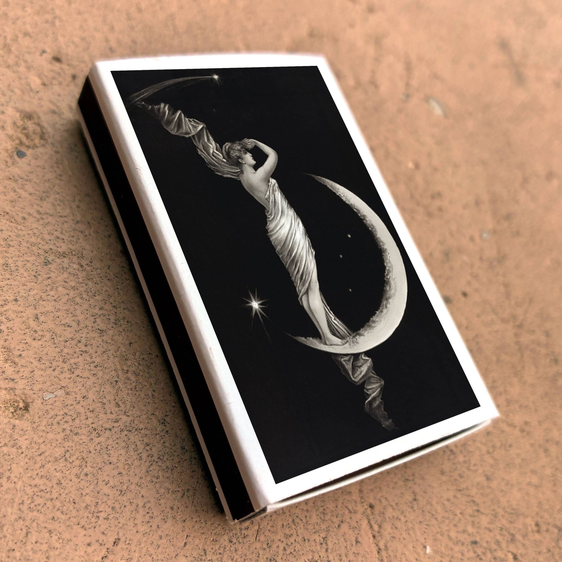 Matches • Art • Woman on Crescent Moon • Home Decor - EPOQUE