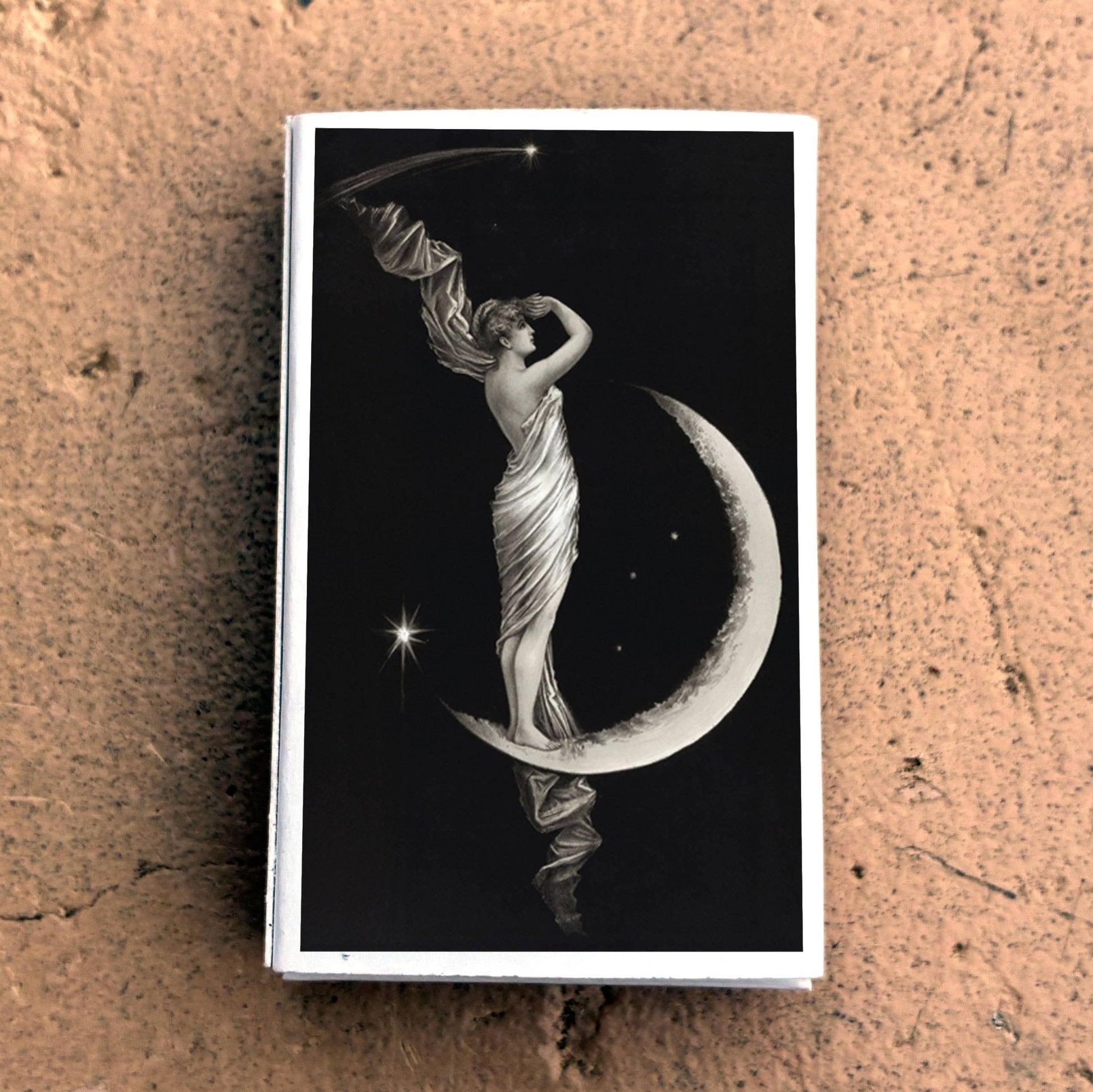 Matches • Art • Woman on Crescent Moon • Home Decor - EPOQUE