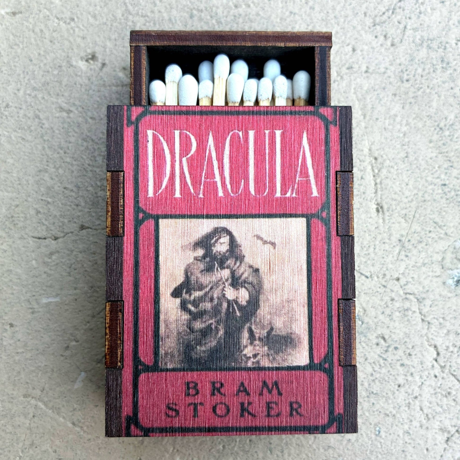 Matches • Bram Stokers Dracula Wooden Matchbox • Home Decor - EPOQUE