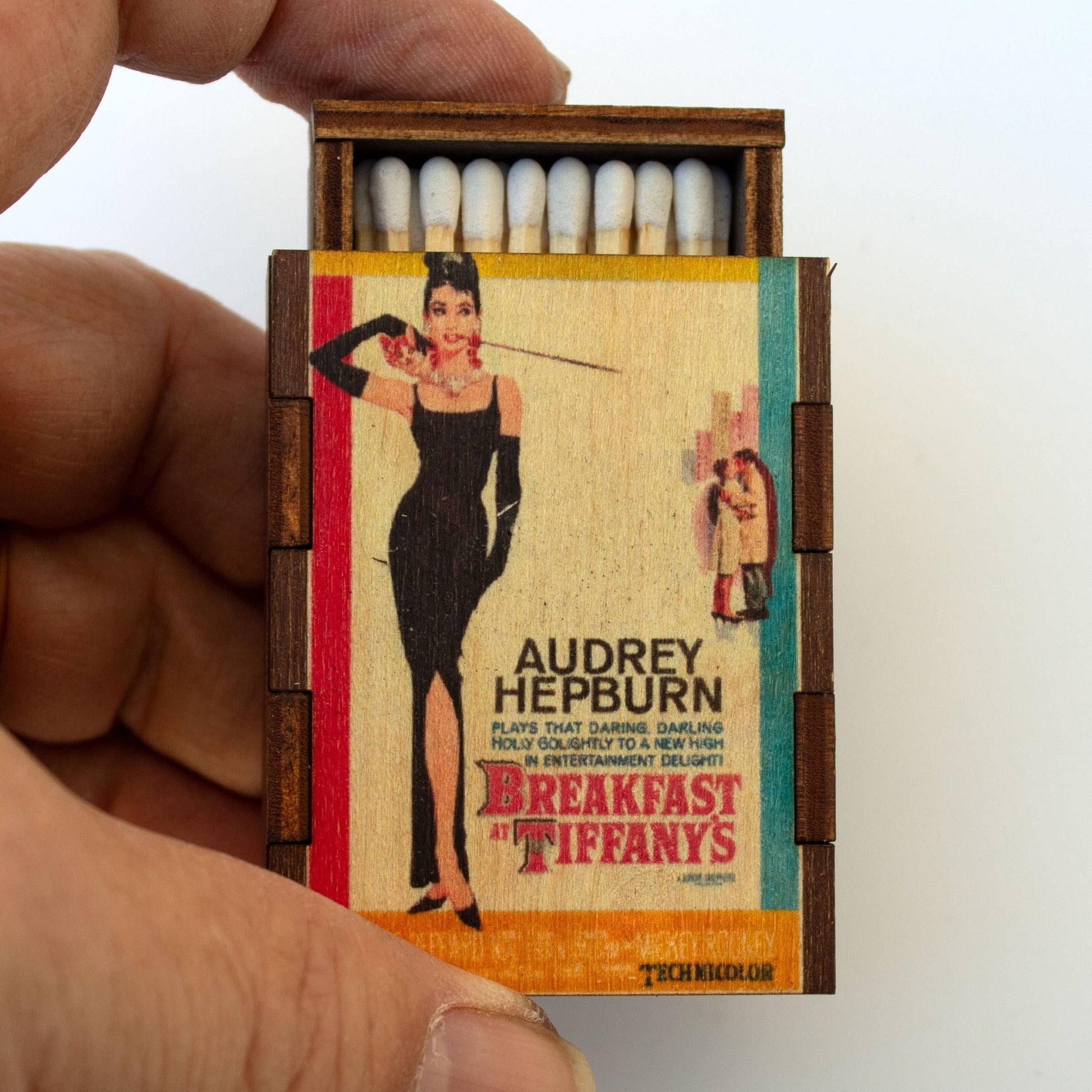 Matches • Classic Movie Poster Wooden Matchbox • Candle Acc - EPOQUE