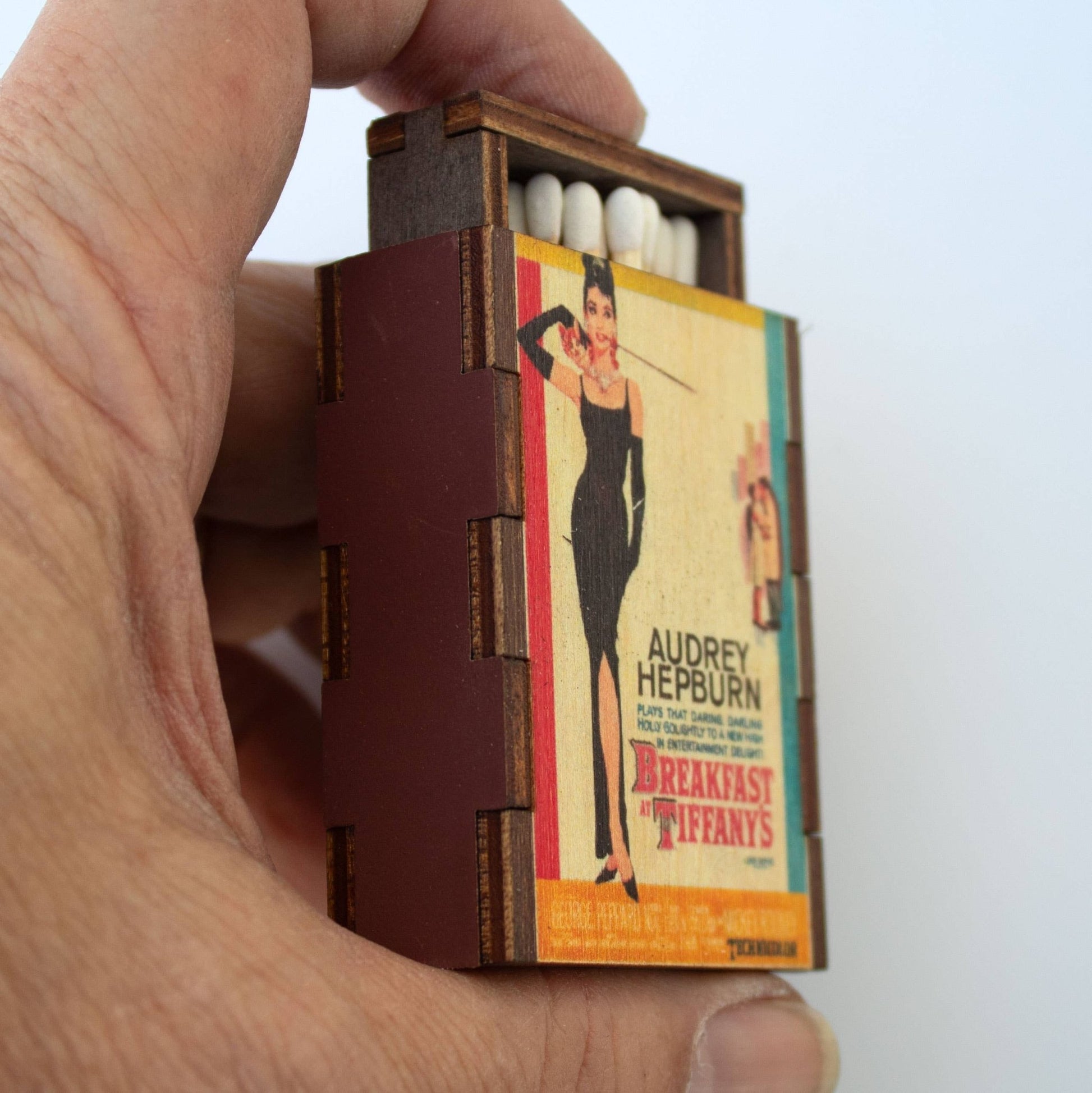 Matches • Classic Movie Poster Wooden Matchbox • Candle Acc - EPOQUE