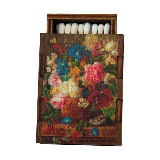 Matches • Flower Arrangement Wooden Matchboxes • Candle Acc - EPOQUE