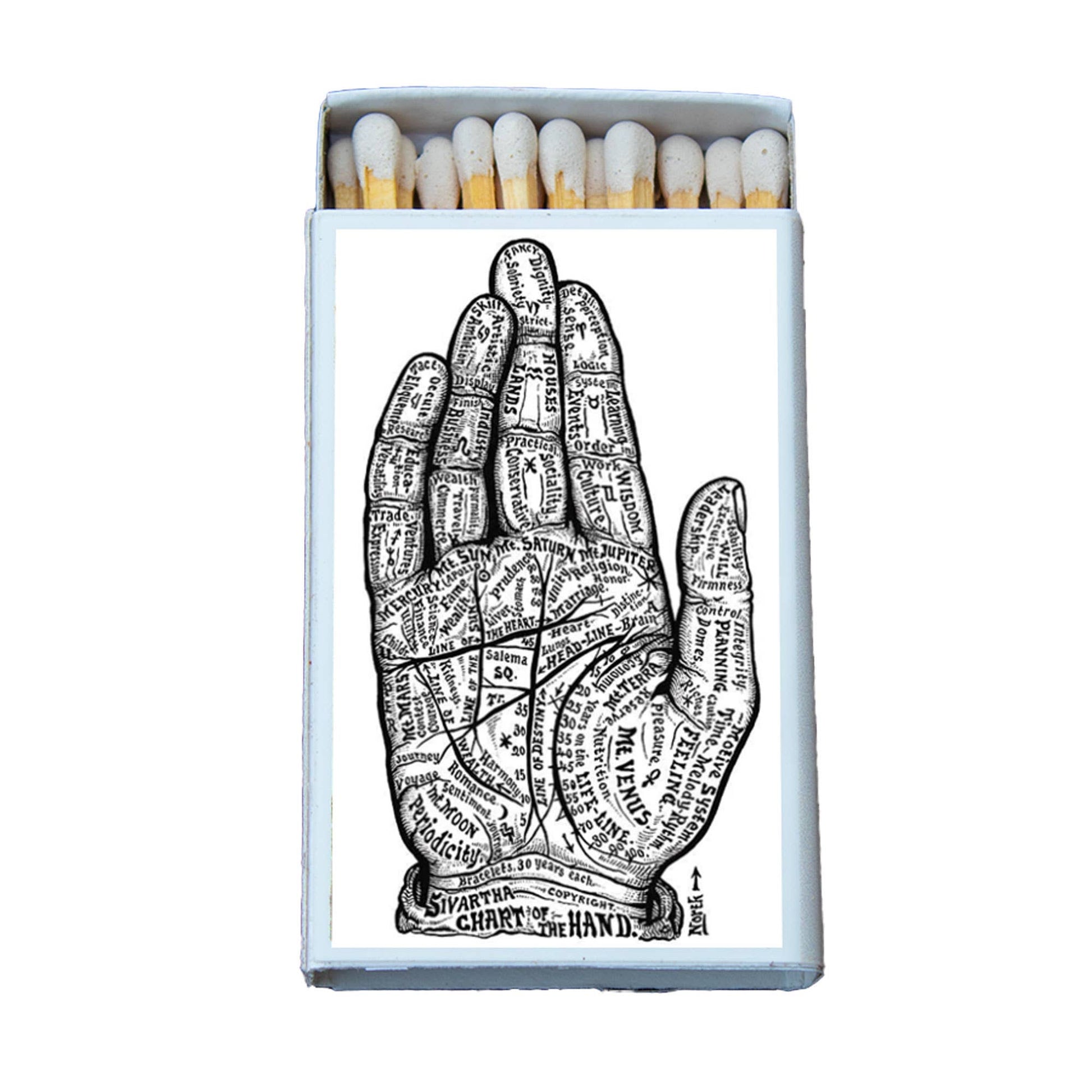 Matches • Hand Chart • Home Decor for Candles and Incense - EPOQUE