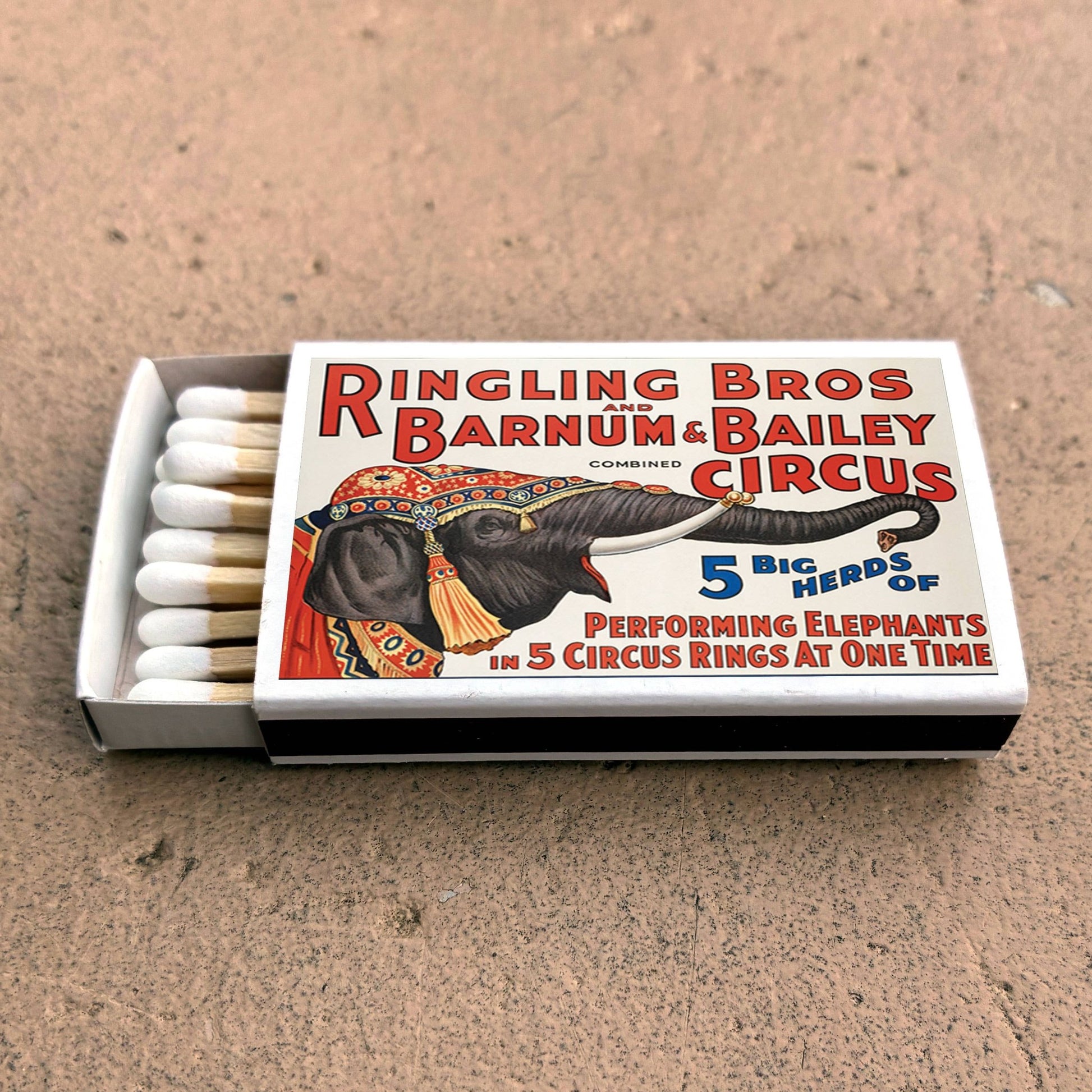 Matches • Ringling Bros Circus • Home Decor for Candles - EPOQUE