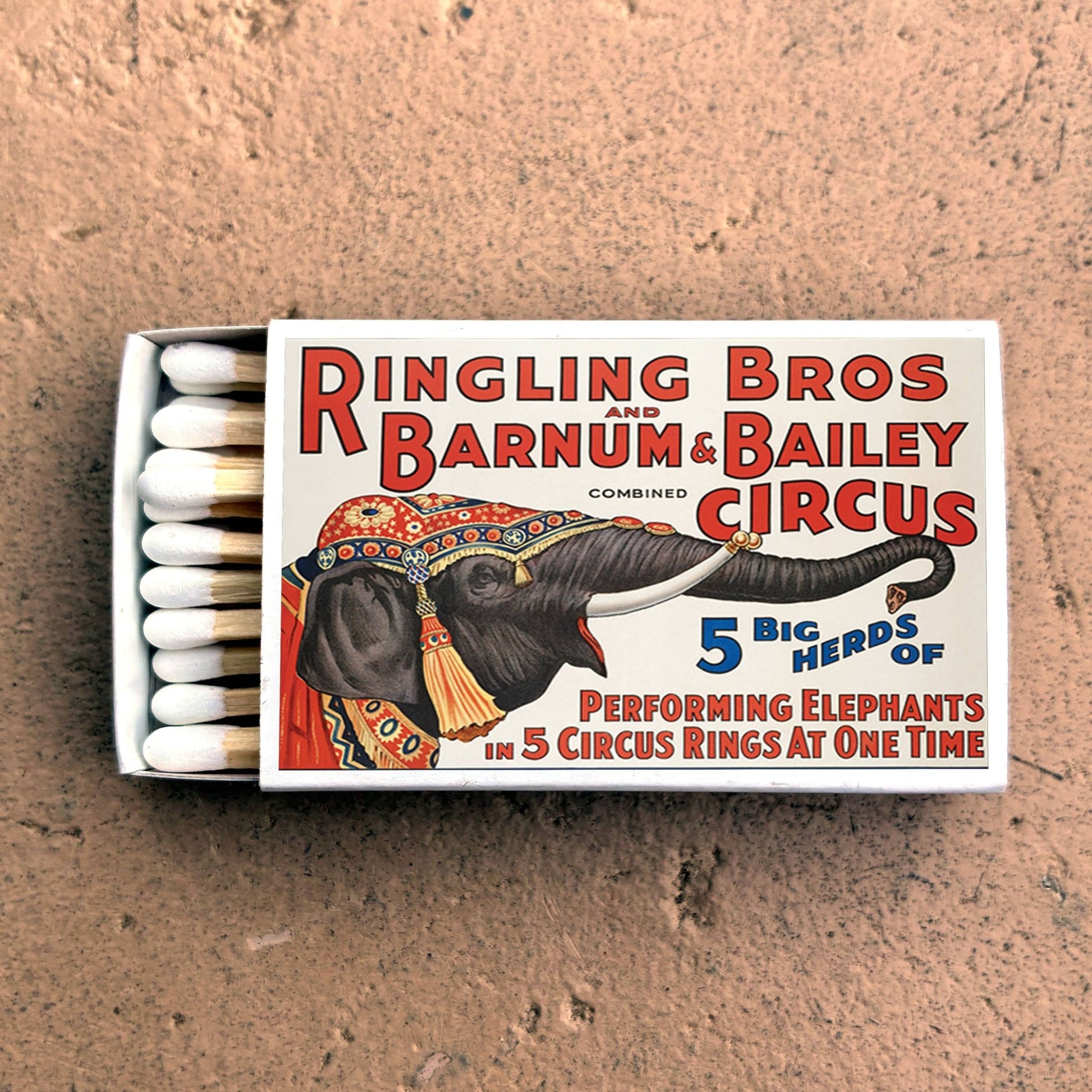 Matches • Ringling Bros Circus • Home Decor for Candles - EPOQUE