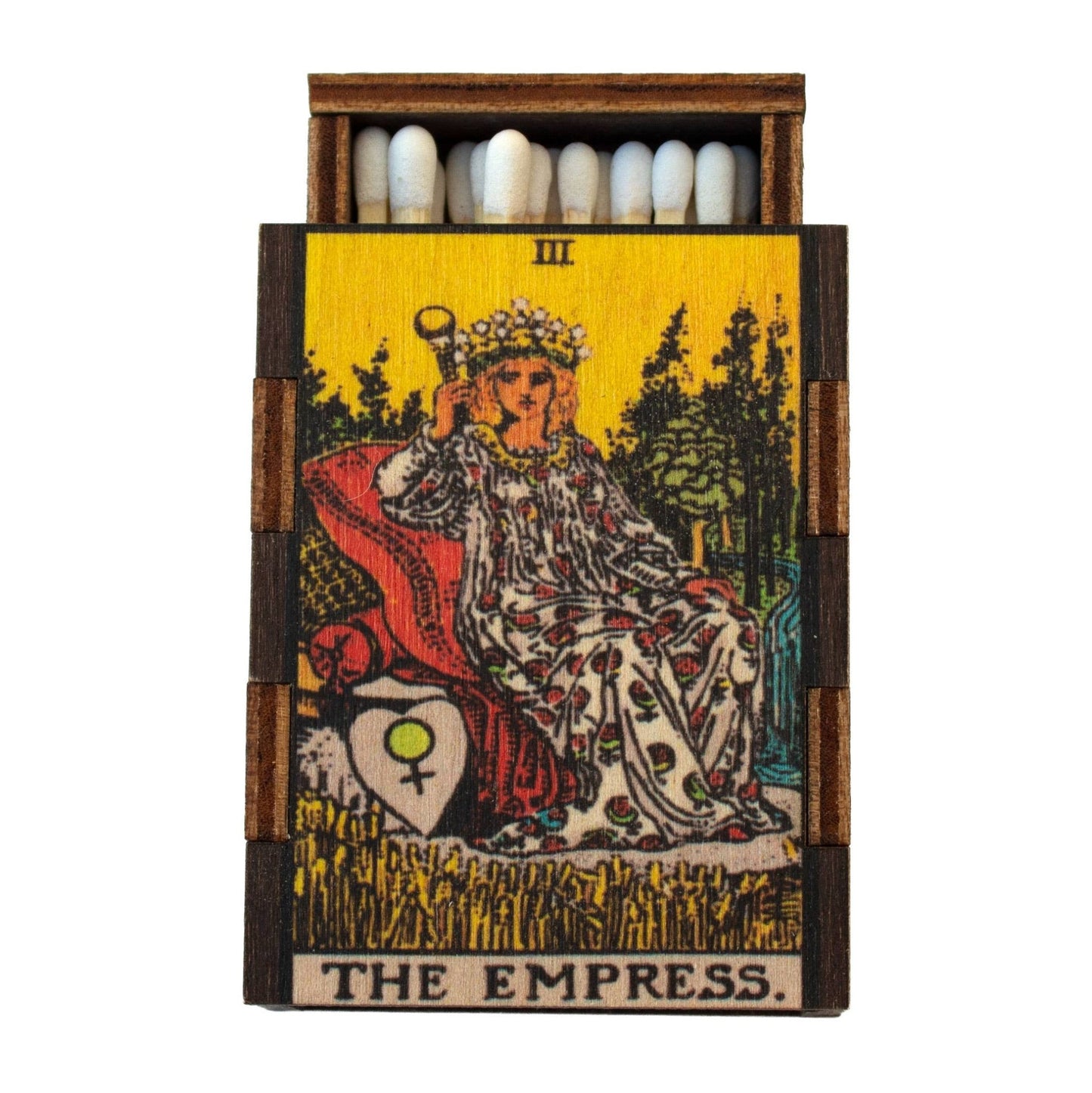 Matches • Tarot Empress Wooden Matchbox • Home Decor - EPOQUE