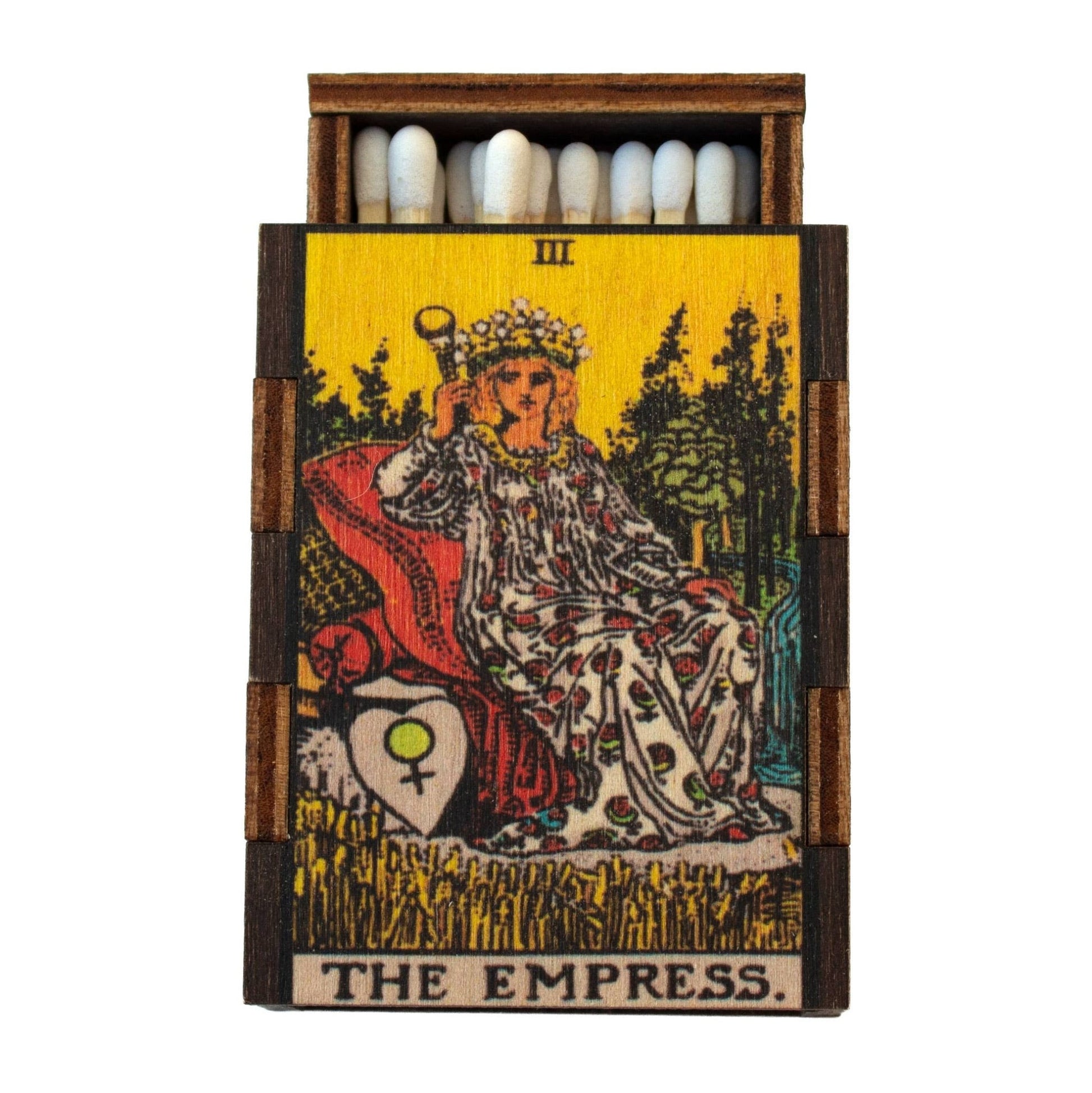 Matches • Tarot Empress Wooden Matchbox • Home Decor - EPOQUE