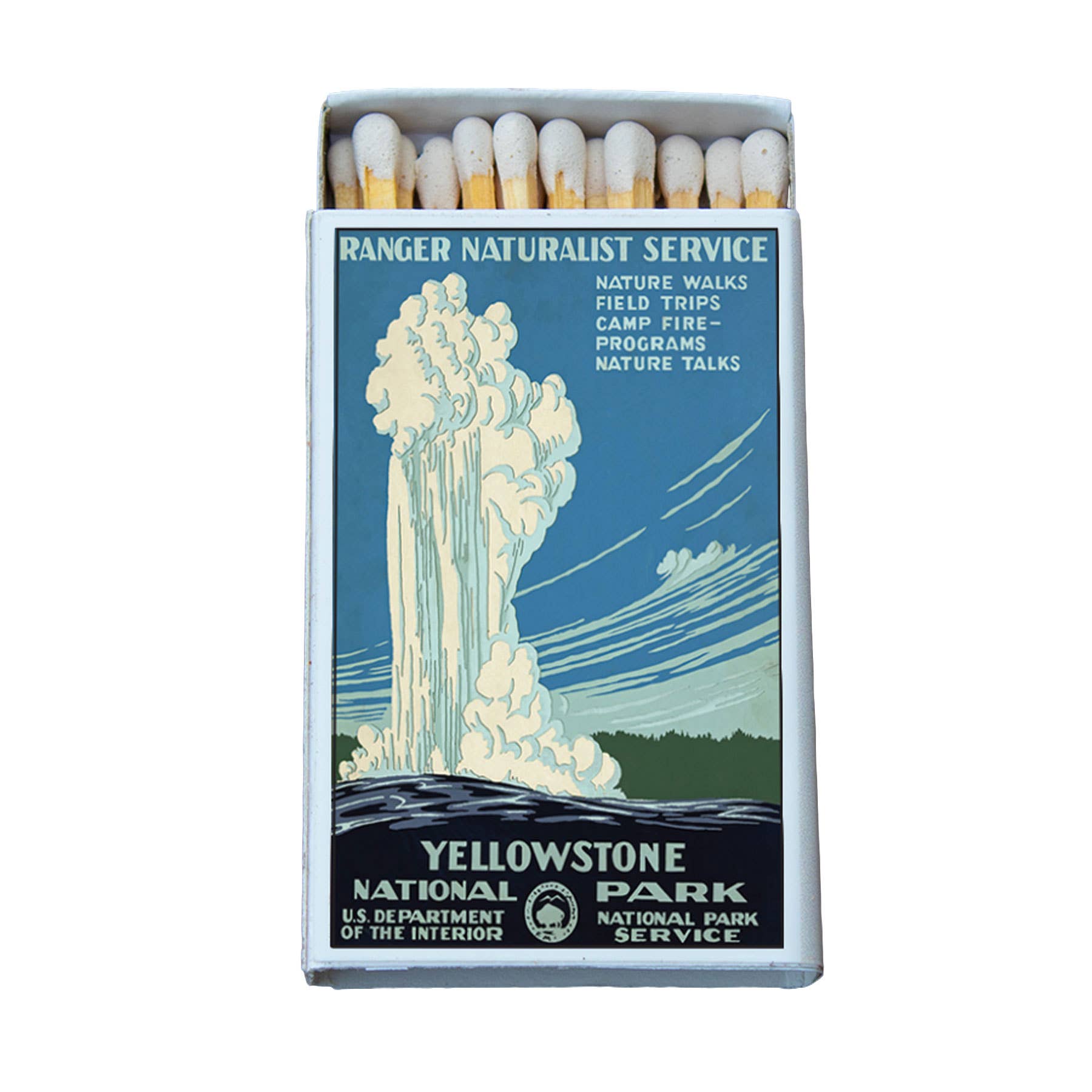Matches • Yellowstone Travel Poster • Home Decor for Candles - EPOQUE