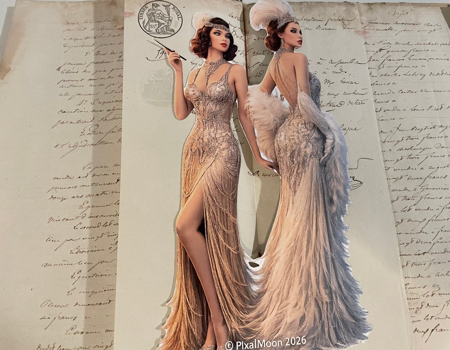 PixalMoon™ Antique French Paper Pamphlet — Collector Edition - EPOQUE