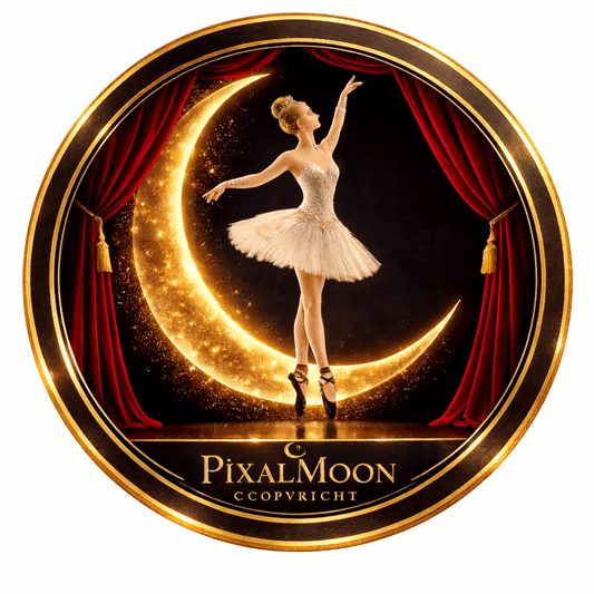 PixalMoon Ballerina Moon Sticker - EPOQUE