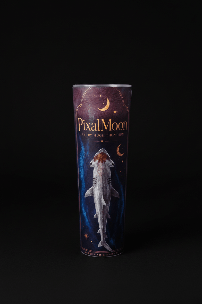 PixalMoon Pillar Candle – Art by Hugh Thompson - EPOQUE