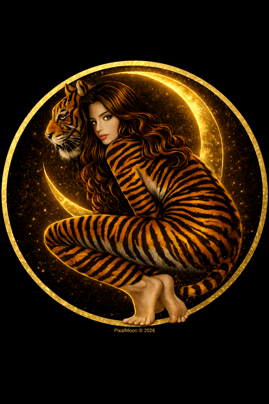 PixalMoon Tigeress Exclusive Waterproof Sticker – 3 Inch Limited Edition - EPOQUE