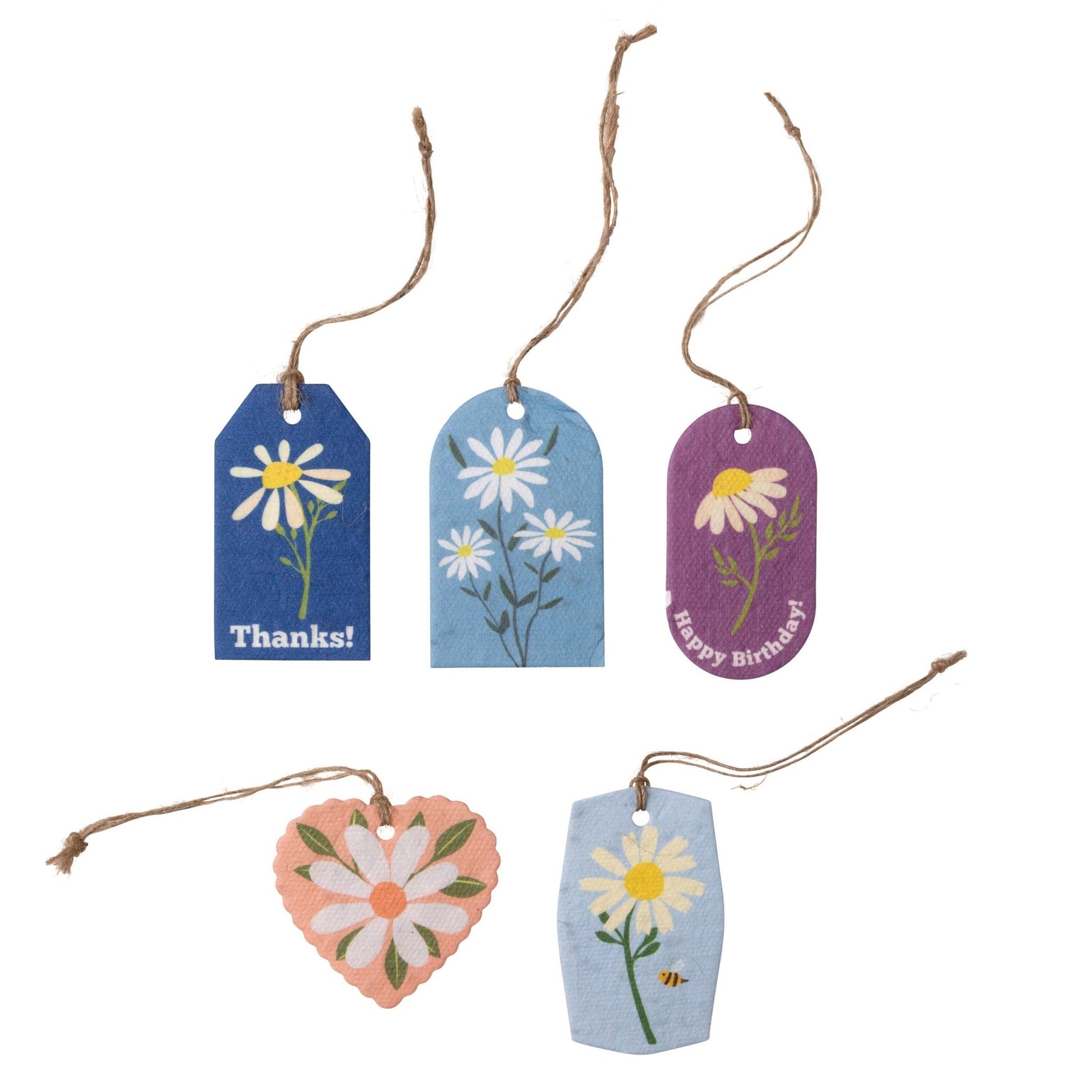Plantable Seed Gift Tags - Vintage Seed Design, 5 Gift Tags - EPOQUE