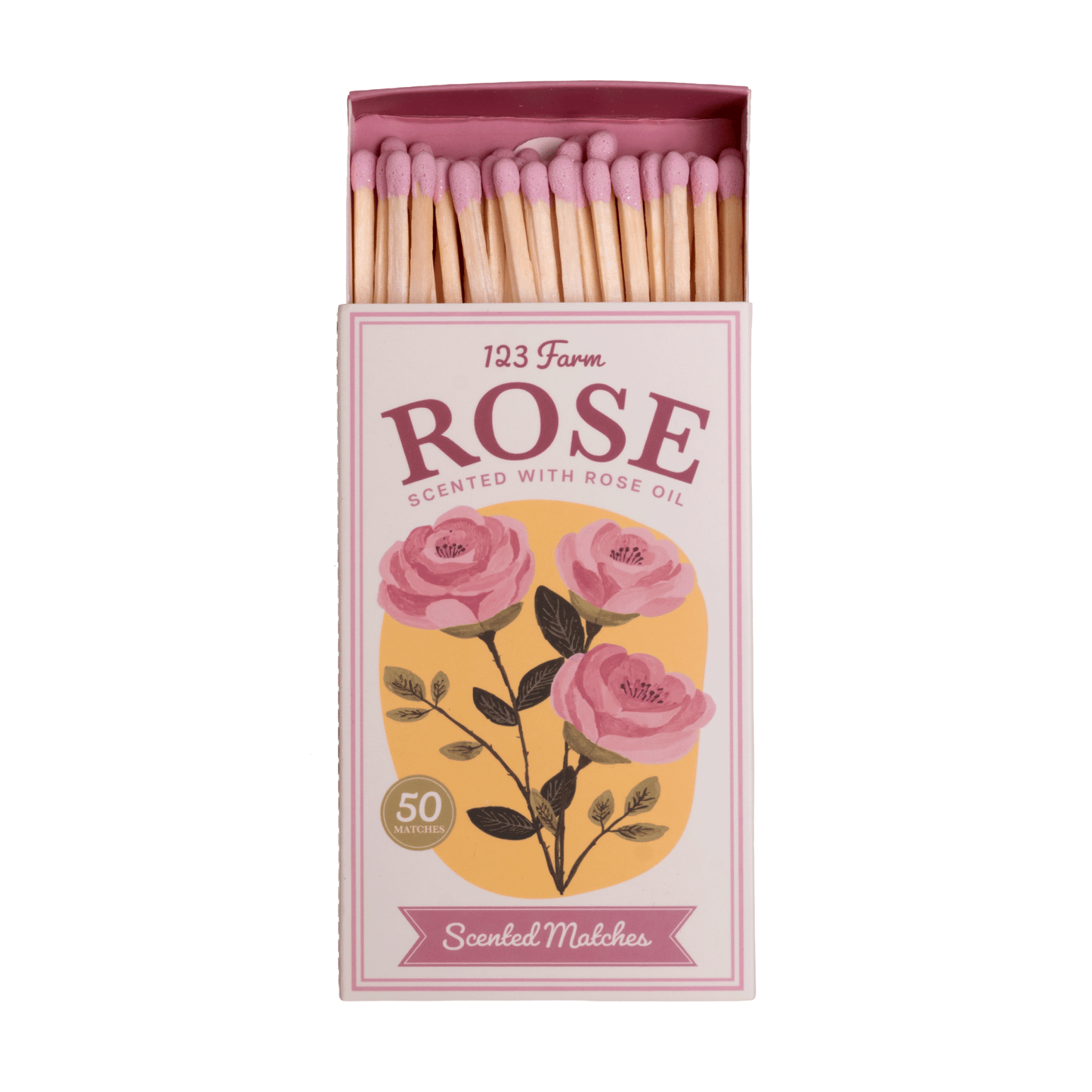 Rose Scented Matches, Long (3.78") - EPOQUE