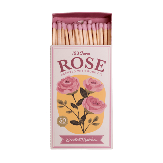 Rose Scented Matches, Long (3.78") - EPOQUE