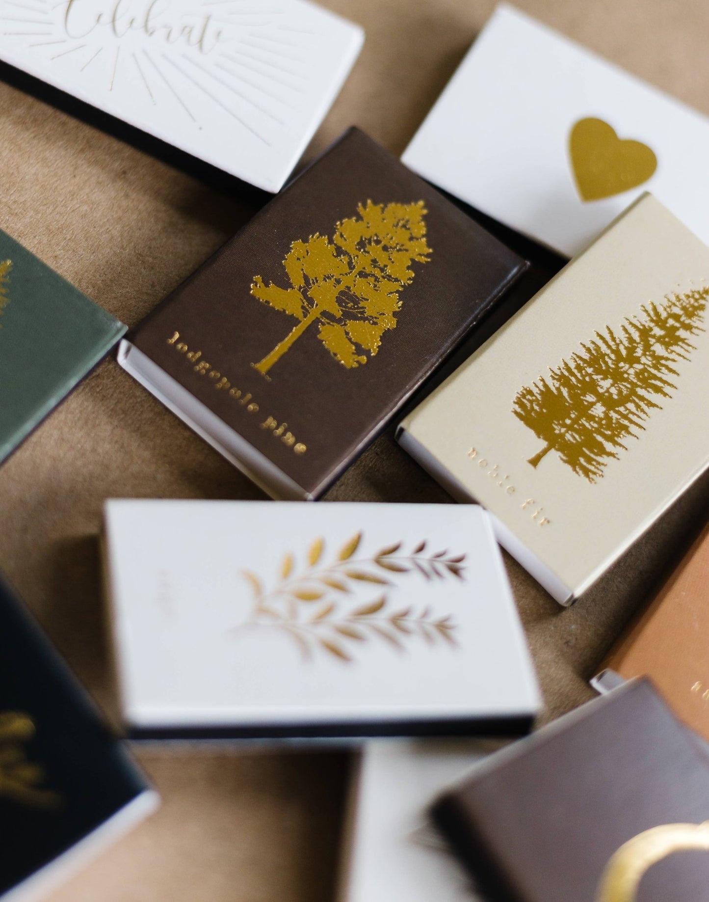 Sage Matchbox | Embossed Botanical Match Holder - EPOQUE