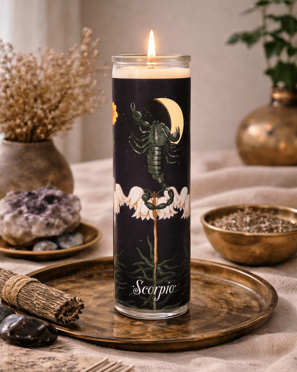 "Scorpio" Zodiac Soy Ritual Candle - EPOQUE