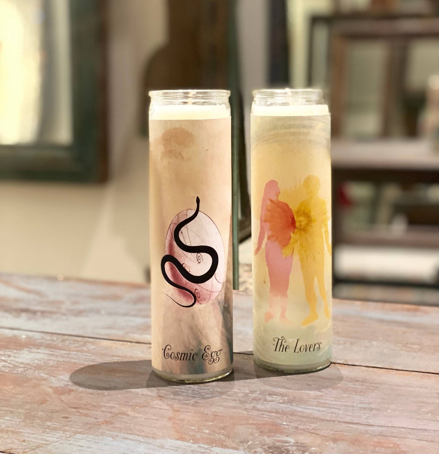 "The Lovers" Zodiac Soy Ritual Candle - EPOQUE