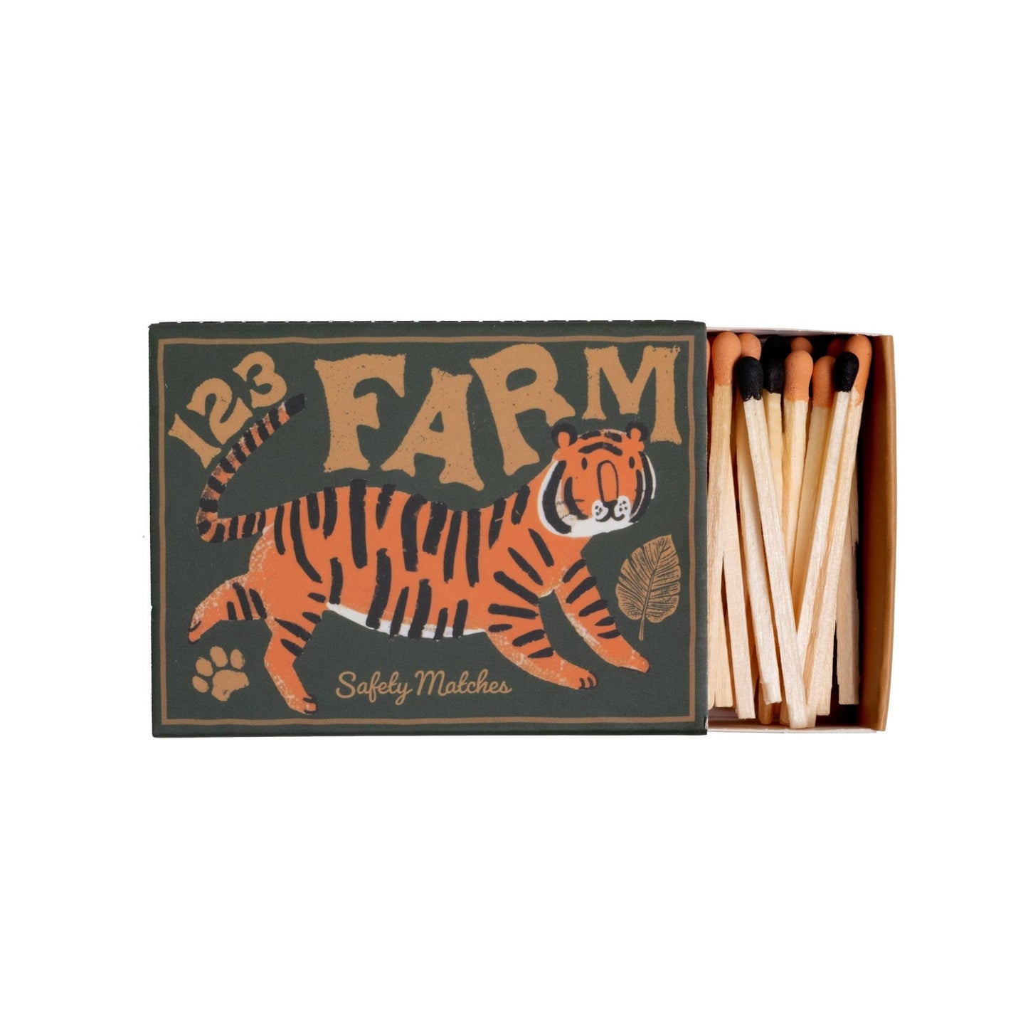 Tiger – Boxed Set, 2", 40 Safety Matches - EPOQUE