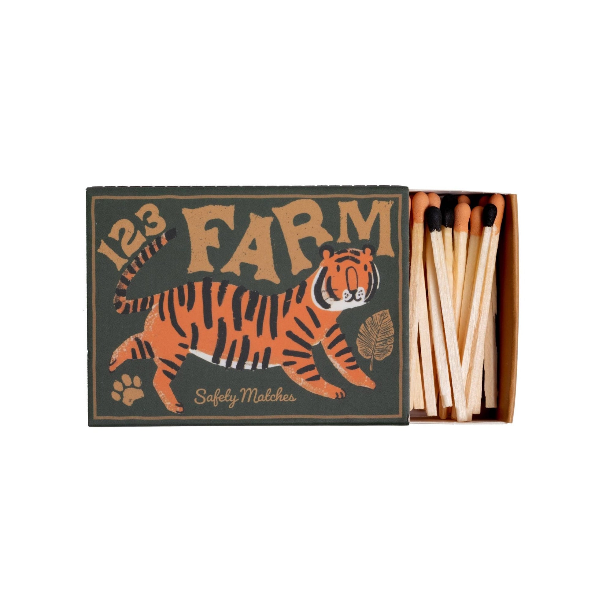 Tiger – Boxed Set, 2", 40 Safety Matches - EPOQUE
