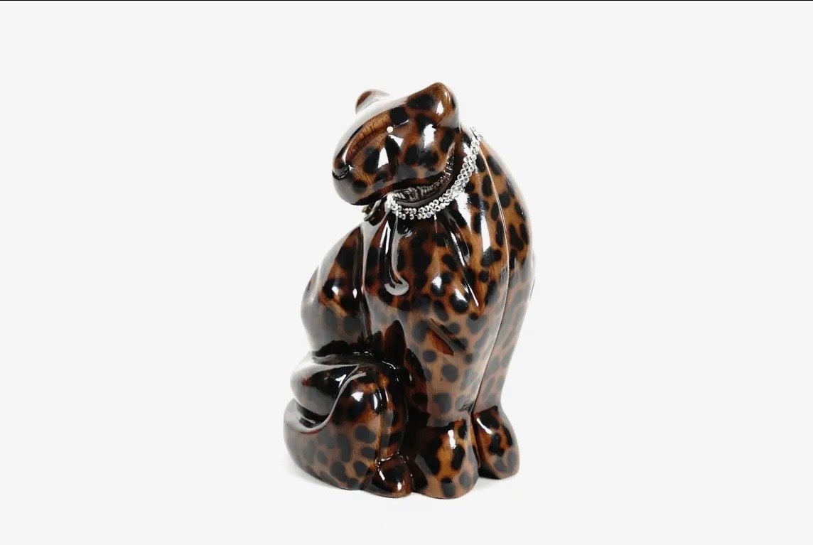 Timmy Woods Cheetah Hand Carved Runway Crossbody Luxury Purse - EPOQUE