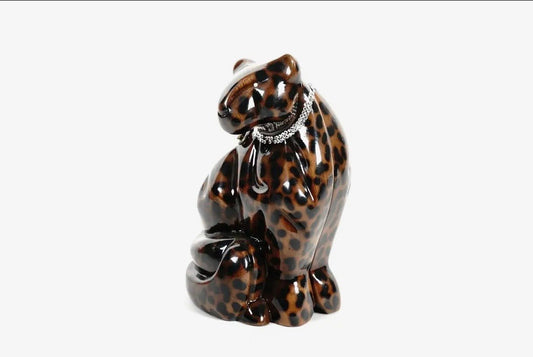 Timmy Woods Cheetah Hand Carved Runway Crossbody Luxury Purse - EPOQUE