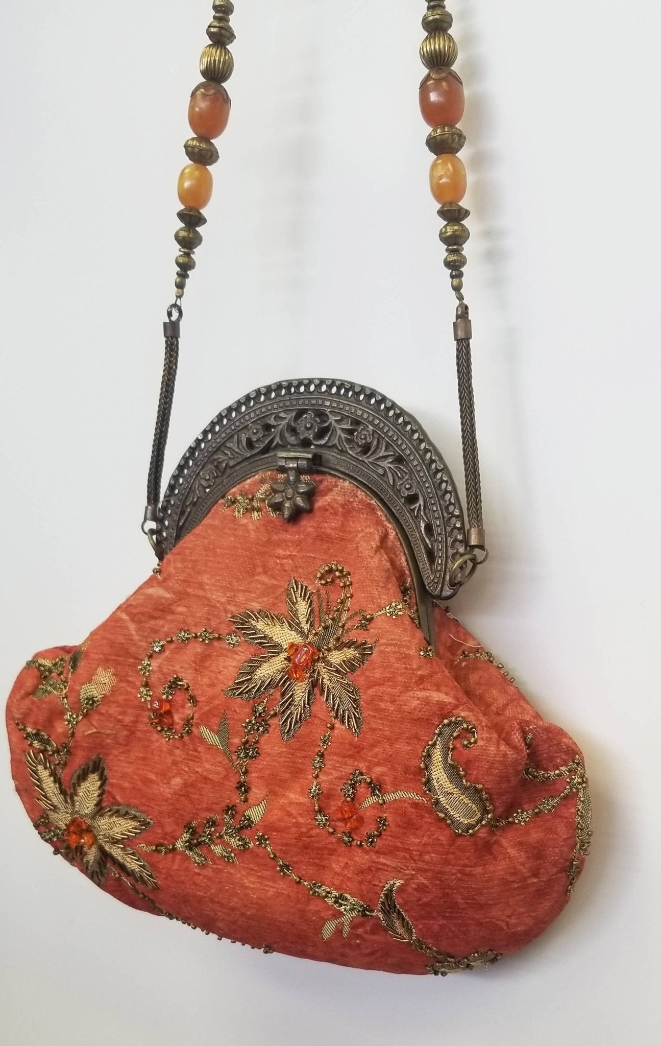 VINTAGE FRAME BAG TAPESTRY ORANGE 21034 - EPOQUE